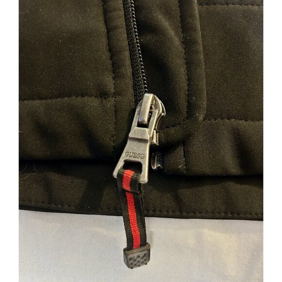 Guess Womens Black Insulated Coat Ski Winter Warm Jacket Soft Shell Size 2XL XXL - Picture 12 of 16